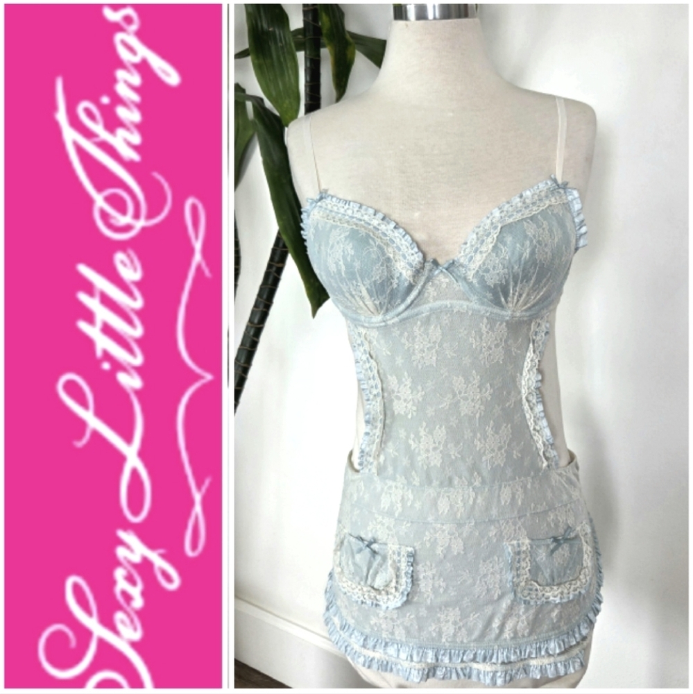 Victoria's Secret Sexy Little Things Vintage Milk Maid French Maid Costume Apron